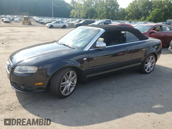 2007 Audi S4 z VIN WUARL48H27K901114, wystawiony jako Copart lot #66939314 z przebiegiem Nie podano mil oraz Szkoda całkowita • Salvage title. Historia ofert i sprzedaży dostępna na DreamBid. Obrazek 1.