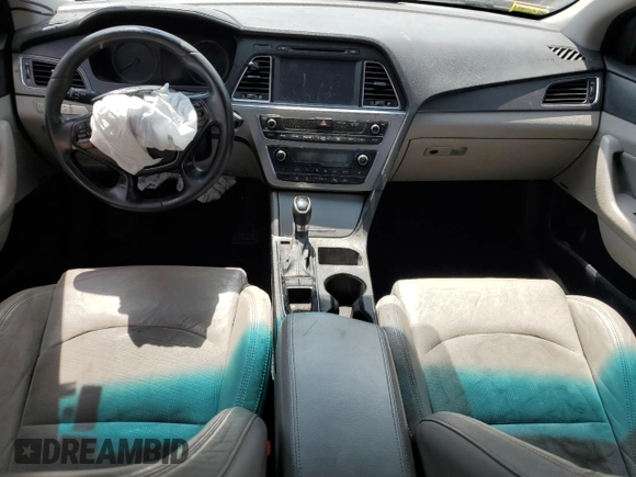 2015 Hyundai Sonata Sport with VIN 5NPE34AF4FH049589, listed as a Copart auction lot 54832855 with Not provided miles and Salvage title. Bid and sale history available at DreamBid. Image 8.