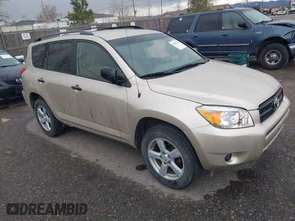 2007 Toyota RAV4 with VIN JTMBD33V776035471, listed as a IAAI auction lot 41787302 with 156,188 mi miles. Bid and sale history available at carsss.com. Image 1.