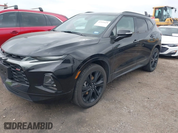 2022 Chevrolet Blazer RS with VIN 3GNKBERS7NS176667, listed as a IAAI auction lot 41935429 with 29,837 mi miles and . Bid and sale history available at DreamBid. Image 18.