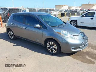 2016 Nissan LEAF SV with VIN 1N4BZ0CP5GC300090, listed as a IAAI auction lot 41896742 with 66,529 mi miles. Bid and sale history available at carsss.com. Image 1.