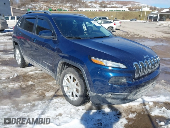 2018 Jeep Cherokee Latitude Plus with VIN 1C4PJMLX0JD529969, listed as a IAAI auction lot 41412343 with 98,506 mi miles. Bid and sale history available at carsss.com. Image 1.