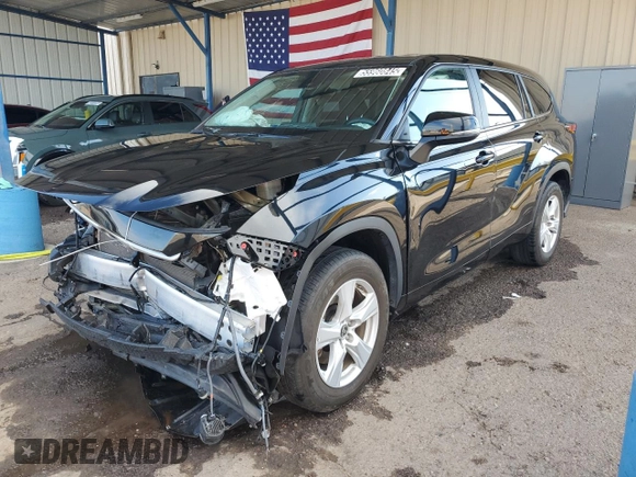 2023 Toyota Highlander L z VIN 5TDKDRAHXPS039806, wystawiony jako Copart lot #55960845 z przebiegiem 33 971 mil mil oraz Nie do naprawy • Non repairable. Historia ofert i sprzedaży dostępna na DreamBid. Obrazek 1.