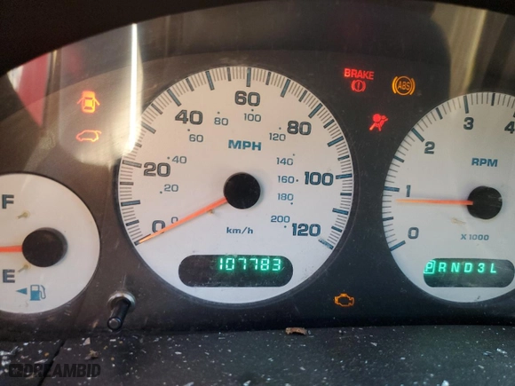 2003 Dodge Caravan Sport with VIN 2D4GP44LX3R211838, listed as a Copart auction lot 74988804 with 107,783 mi miles and Salvage Title. Bid and sale history available at carsss.com. Image 9.