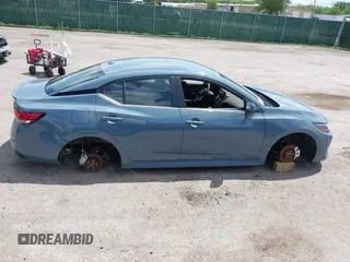 2025 Nissan Sentra SR with VIN 3N1AB8DV7SY270972, listed as a IAAI auction lot 42153738 with 1,222 mi miles and . Bid and sale history available at DreamBid. Image 12.