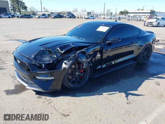 2022 Ford Mustang GT with VIN 1FA6P8CFXN5133689, listed as a IAAI auction lot 41872122 with 26,838 mi miles. Bid and sale history available at carsss.com. Image 17.