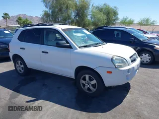 2005 Hyundai Tucson GL with VIN KM8JM12B65U161056, listed as a IAAI auction lot 42339390 with 176,799 mi miles and . Bid and sale history available at DreamBid. Image 1.