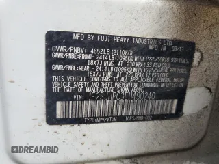 2014 Subaru Forester with VIN JF2SJHPC3EH490240, listed as a Copart auction lot 67876064 with 195,561 mi miles and Salvage title. Bid and sale history available at DreamBid. Image 14.