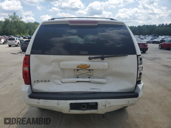 2013 Chevrolet Tahoe LT with VIN 1GNSCBE07DR268458, listed as a Copart auction lot 54859725 with 172,063 mi miles and Salvage title. Bid and sale history available at DreamBid. Image 6.