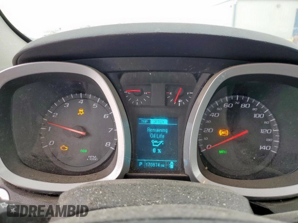 2013 Chevrolet Equinox LS z VIN 2GNFLCEK1D6378958, wystawiony jako Copart lot #58712255 z przebiegiem 170 874 mil mil oraz Czysty tytuł • Clean title. Historia ofert i sprzedaży dostępna na DreamBid. Obrazek 9.