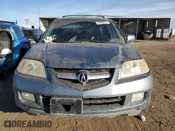 2005 Acura MDX with VIN 2HNYD18255H549936, listed as a Copart auction lot 43896015 with 212,521 mi miles and Salvage Title. Bid and sale history available at carsss.com. Image 5.