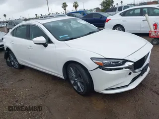 2021 Mazda 6 Touring with VIN JM1GL1VM7M1611070, listed as a IAAI auction lot 41755673 with 46,288 mi miles and . Bid and sale history available at carsss.com. Image 1.