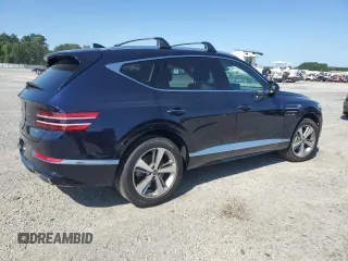 2024 Genesis GV80 with VIN KMUHBDSB2RU200772, listed as a Copart auction lot 61244085 with 22,296 mi miles and Salvage title. Bid and sale history available at DreamBid. Image 3.