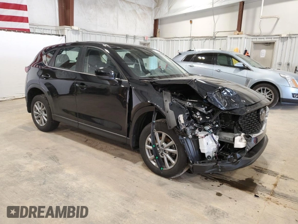 2023 Mazda CX-5 2.5 S with VIN JM3KFBAM5P0260383, listed as a Copart auction lot 51846035 with 29,977 mi miles and Salvage Title. Bid and sale history available at carsss.com. Image 4.