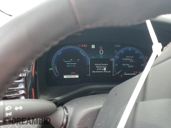 2025 Toyota Camry LE with VIN 4T1DAACK0SU075581, listed as a Copart auction lot 54570525 with 2,329 mi miles and Non Repairable. Bid and sale history available at DreamBid. Image 9.