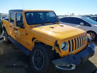 2021 Jeep Gladiator Overland z VIN 1C6HJTFG3ML552660, wystawiony jako IAAI lot #41636232 z przebiegiem 37 769 mil mil oraz . Historia ofert i sprzedaży dostępna na DreamBid. Obrazek 6.
