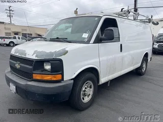 2013 Chevrolet Express Cargo with VIN 1GCWGFCA0D1142247, listed as a IAAI auction lot 42835604 with 237,340 mi miles and . Bid and sale history available at DreamBid. Image 5.