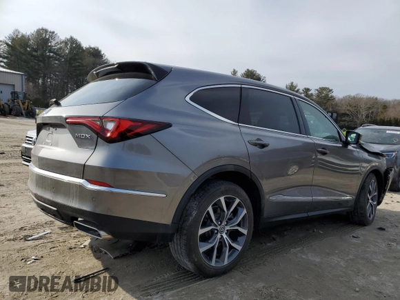 2023 Acura MDX w/Technology Package with VIN 5J8YD9H48PL000079, listed as a Copart auction lot 47848185 with 0 mi miles and Salvage Title. Bid and sale history available at carsss.com. Image 3.