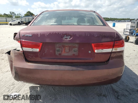 2007 Hyundai Sonata GLS with VIN 5NPET46CX7H236450, listed as a Copart auction lot 53999375 with 137,596 mi miles and Salvage Title. Bid and sale history available at DreamBid. Image 6.