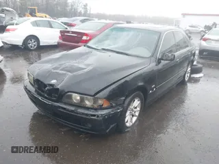 2002 BMW 5 Series 525iA with VIN WBADT43432GY95893, listed as a IAAI auction lot 42002537 with 140,026 mi miles. Bid and sale history available at carsss.com. Image 2.