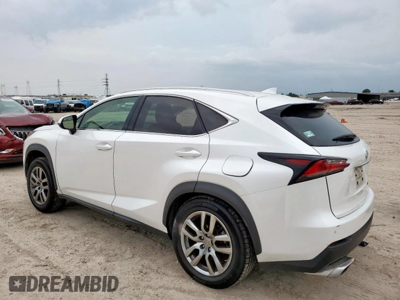 2016 Lexus NX 200t with VIN JTJYARBZ4G2041887, listed as a Copart auction lot 59866895 with 37,916 mi miles and Salvage title. Bid and sale history available at DreamBid. Image 2.