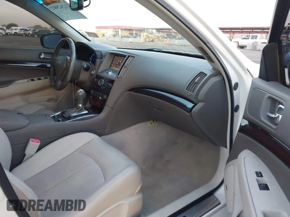 2013 Infiniti G37 Journey with VIN JN1CV6AP6DM301189, listed as a IAAI auction lot 41242902 with 60,683 mi miles and . Bid and sale history available at DreamBid. Image 5.