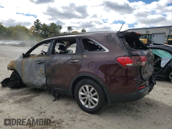 2018 Kia Sorento LX V6 with VIN 5XYPGDA57JG404971, listed as a Copart auction lot 76484834 with 0 mi miles and Salvage Title. Bid and sale history available at carsss.com. Image 2.