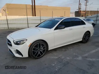 2023 Mercedes-Benz E 350 with VIN W1KZF8DB0PB102662, listed as a Copart auction lot 42419525 with 21,405 mi miles and Salvage title. Bid and sale history available at DreamBid. Image 1.