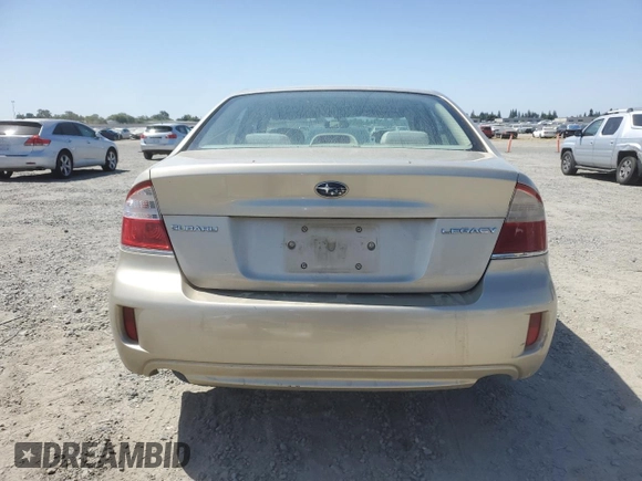 2008 Subaru Legacy Special with VIN 4S3BL616787222639, listed as a Copart auction lot 62035875 with 138,050 mi miles and Clean title. Bid and sale history available at DreamBid. Image 6.