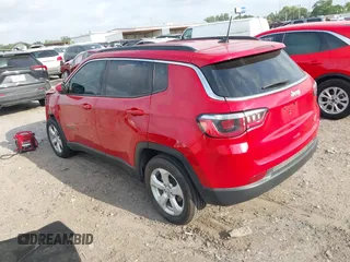 2018 Jeep Compass Latitude with VIN 3C4NJCBB0JT124163, listed as a IAAI auction lot 42293176 with 55,676 mi miles and . Bid and sale history available at DreamBid. Image 3.
