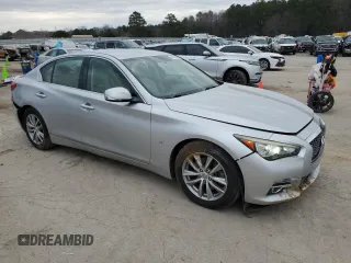 2014 Infiniti Q50 with VIN JN1BV7AP5EM678499, listed as a Copart auction lot 47460365 with 84,286 mi miles and Salvage Title. Bid and sale history available at carsss.com. Image 4.