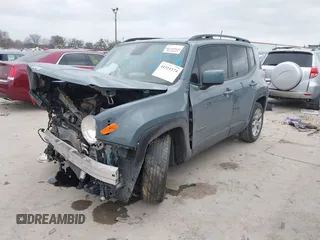2018 Jeep Renegade Latitude with VIN ZACCJABB9JPH85547, listed as a IAAI auction lot 41511374 with 79,837 mi miles. Bid and sale history available at carsss.com. Image 18.