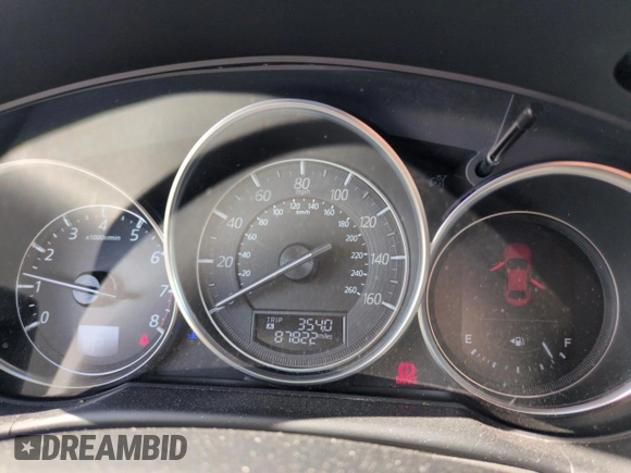 2016 Mazda CX-5 Grand Touring with VIN JM3KE4DY8G0671256, listed as a Copart auction lot 52920975 with 87,822 mi miles and Non Repairable. Bid and sale history available at carsss.com. Image 9.