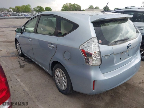 2014 Toyota Prius v Two with VIN JTDZN3EU3EJ002428, listed as a IAAI auction lot 42022125 with 178,212 mi miles. Bid and sale history available at carsss.com. Image 3.