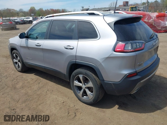 2019 Jeep Cherokee Limited with VIN 1C4PJMDX3KD254825, listed as a IAAI auction lot 42067129 with 120,304 mi miles and . Bid and sale history available at DreamBid. Image 3.