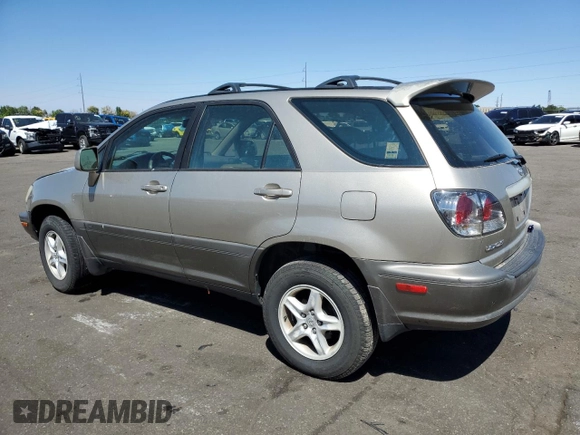 2002 Lexus RX 300 with VIN JTJGF10U620144786, listed as a Copart auction lot 65256724 with 276,954 mi miles and Non Repairable. Bid and sale history available at carsss.com. Image 2.
