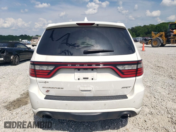 2018 Dodge Durango SRT with VIN 1C4SDJGJ9JC232355, listed as a Copart auction lot 54724685 with 90,462 mi miles and Salvage title. Bid and sale history available at DreamBid. Image 6.