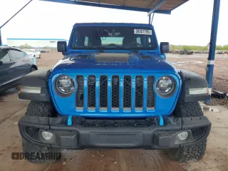 2023 Jeep Wrangler Rubicon with VIN 1C4JJXR69PW581362, listed as a Copart auction lot 58557795 with 34,357 mi miles and Salvage title. Bid and sale history available at DreamBid. Image 5.