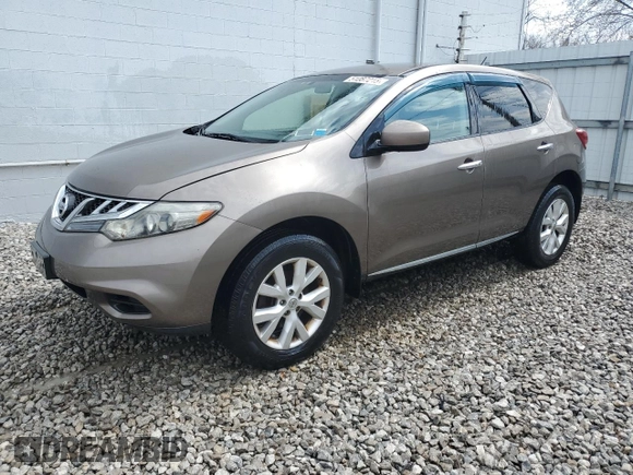 2012 Nissan Murano S with VIN JN8AZ1MWXCW228608, listed as a Copart auction lot 51087215 with 102,030 mi miles and Clean Title. Bid and sale history available at DreamBid. Image 1.