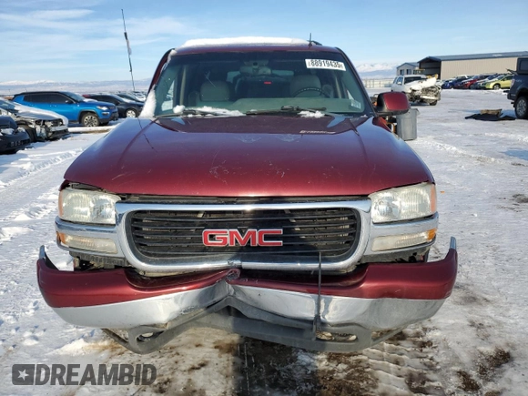 2002 GMC Yukon XL SLT z VIN 1GKFK16ZX2J253229, wystawiony jako Copart lot #88919435 z przebiegiem Nie podano mil oraz Tytuł czysty. Historia ofert i sprzedaży dostępna na DreamBid. Obrazek 5.