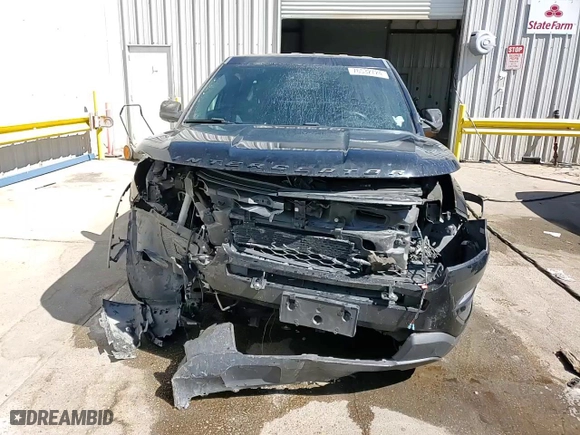 2017 Ford Police Interceptor Utility with VIN 1FM5K8AT9HGA79352, listed as a Copart auction lot 76532724 with 0 mi miles and Salvage Title. Bid and sale history available at carsss.com. Image 14.