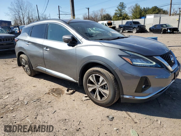 2022 Nissan Murano SV z VIN 5N1AZ2BS8NC110736, wystawiony jako Copart lot #48311945 z przebiegiem 61 160 mil mil oraz Szkoda całkowita • Salvage title. Historia ofert i sprzedaży dostępna na DreamBid. Obrazek 4.