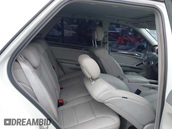 2011 Mercedes-Benz M 350 with VIN 4JGBB5GB8BA710134, listed as a IAAI auction lot 42185504 with 133,057 mi miles and . Bid and sale history available at DreamBid. Image 8.