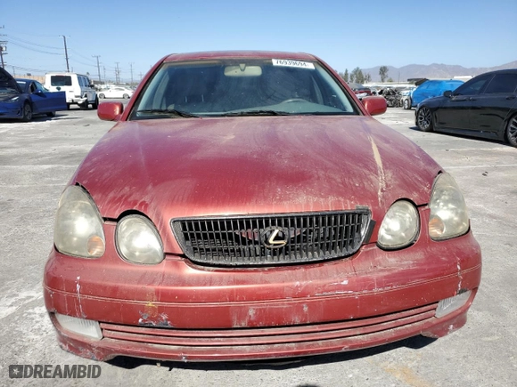 1998 Lexus GS 300 Luxury Perform Sdn with VIN JT8BD68S1W0001428, listed as a Copart auction lot 76939694 with 204,519 mi miles and Salvage Title. Bid and sale history available at carsss.com. Image 5.