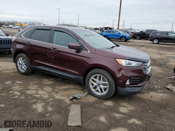 2021 Ford Edge SEL with VIN 2FMPK4J97MBA26625, listed as a Copart auction lot 50235535 with 90,601 mi miles and Clean Title. Bid and sale history available at carsss.com. Image 4.
