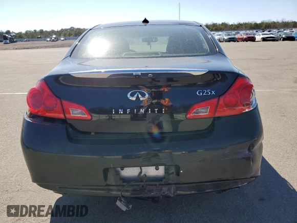2012 Infiniti G25 Sedan x with VIN JN1DV6AR8CM862210, listed as a Copart auction lot 53297195 with 51,239 mi miles and Salvage Title. Bid and sale history available at carsss.com. Image 6.