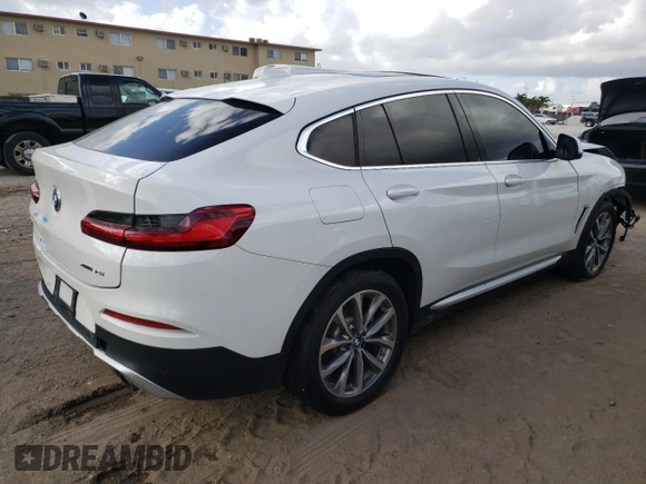 2019 BMW X4 xDrive30i with VIN 5UXUJ3C55KLG54759, listed as a Copart auction lot 38575993 with 48,956 mi miles. Bid and sale history available at carsss.com. Image 3.