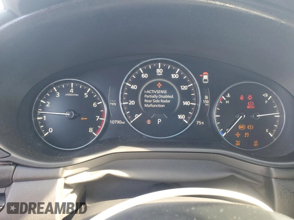 2024 Mazda 3 S Preferred with VIN JM1BPALM9R1709400, listed as a Copart auction lot 52795505 with 10,790 mi miles and Salvage title. Bid and sale history available at DreamBid. Image 9.