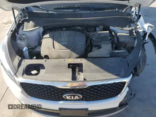 2017 Kia Sorento EX V6 with VIN 5XYPH4A59HG321386, listed as a Copart auction lot 58059574 with 92,235 mi miles and Salvage Title. Bid and sale history available at carsss.com. Image 11.