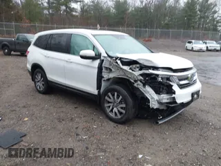 2022 Honda Pilot EX-L with VIN 5FNYF6H54NB020832, listed as a IAAI auction lot 40916277 with 58,441 mi miles. Bid and sale history available at carsss.com. Image 1.